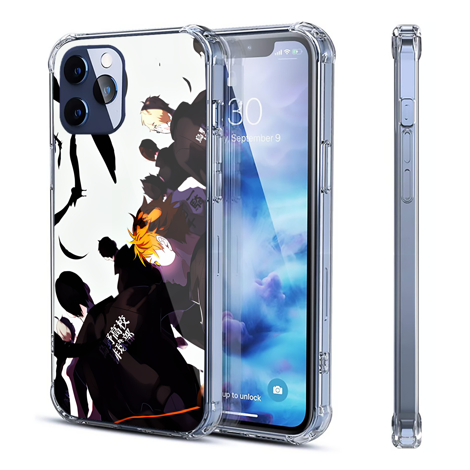 （画像用） ハイキュー!! Haikyu!! 【iPhone 12シリーズ対応】透明スマホケース（クリアソフトケース）